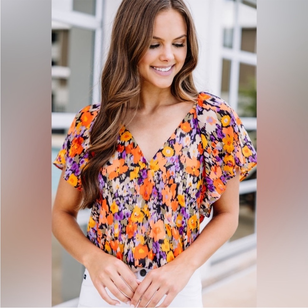 Lush Out For Adventures Floral Bodysuit